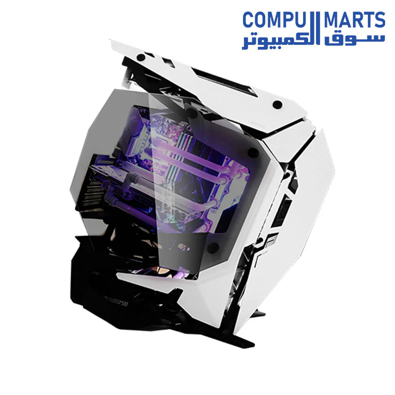 Antec Torque White/Black Aluminum ATX Mid Tower Computer Case - Image 3