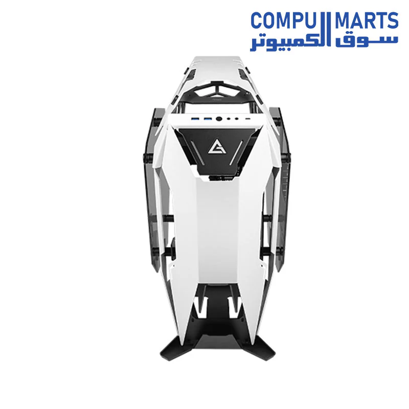 Antec Torque White/Black Aluminum ATX Mid Tower Computer Case - Image 4