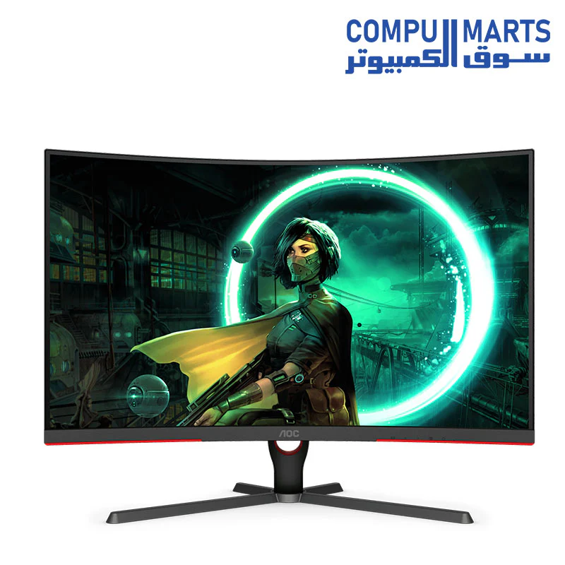 AOC CQ32G3SE 32"Inch QHD VA 165HZ 1MS sRGB 118% GAMING MONITOR - Image 2