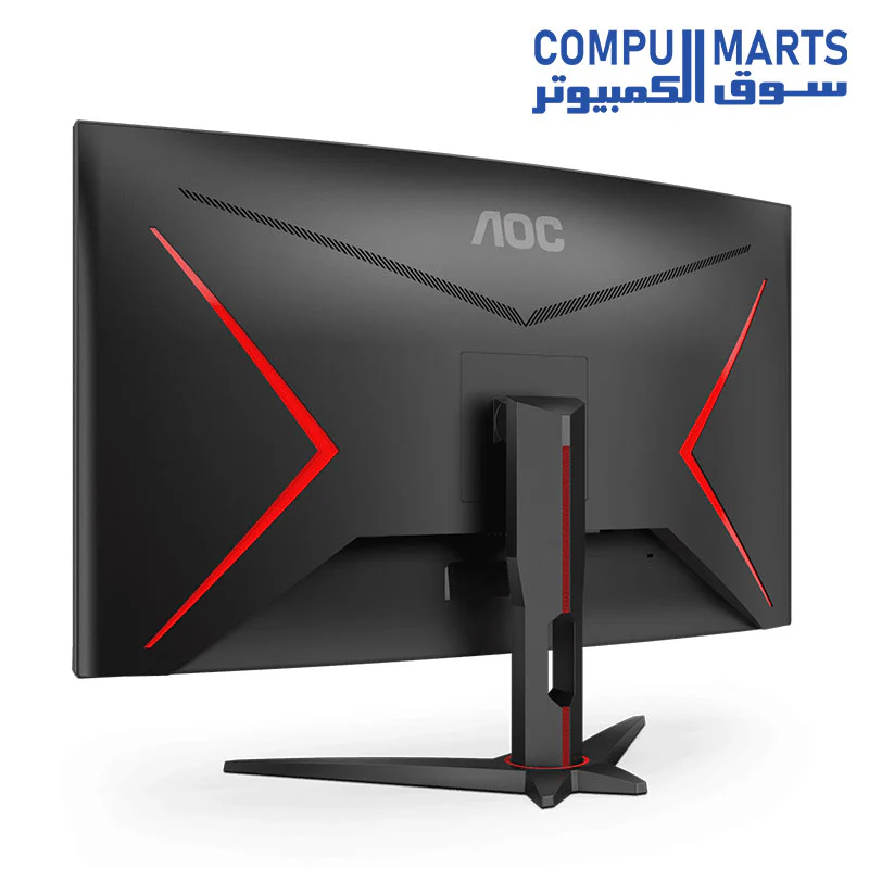 AOC C32G2ZE 32" Curved Frameless Gaming Monitor, Full HD 1920x1080, VA, 0.5ms 240Hz, AMD FreeSync Premium, DP/HDMI/VGA, VESA, 3-3-1 Re-Spawn Program, Xbox PS5 Switch,Black - Image 5