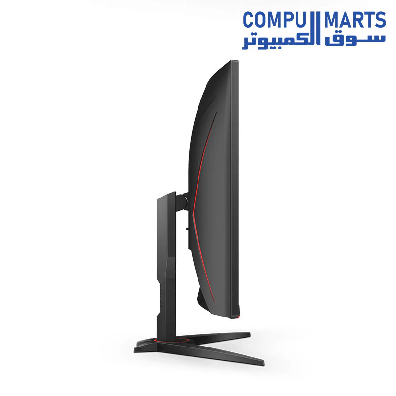 AOC C32G2ZE 32" Curved Frameless Gaming Monitor, Full HD 1920x1080, VA, 0.5ms 240Hz, AMD FreeSync Premium, DP/HDMI/VGA, VESA, 3-3-1 Re-Spawn Program, Xbox PS5 Switch,Black - Image 8