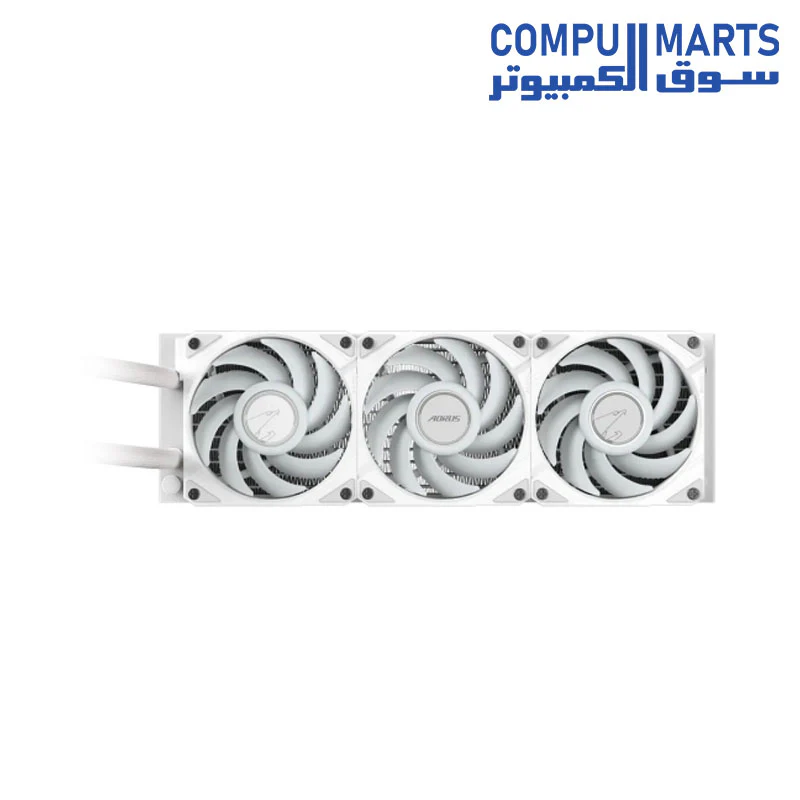 AORUS WATERFORCE II 360 ICE Liquid CPU Cooler 360mm Radiator with 3x120mm low noise ARGB Fans, compatible with Intel LGA1700 and AMD AM5 - Image 4