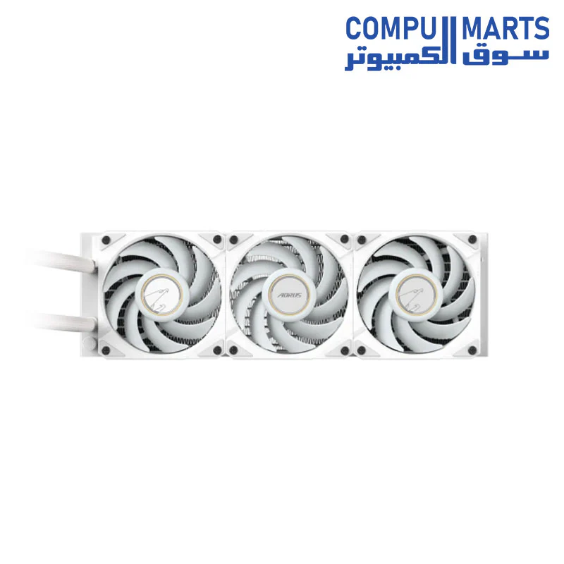 AORUS WATERFORCE X II 360 ICE Liquid CPU Cooler 360mm Radiator with 3x 120mm low noise ARGB Fans, compatible with Intel LGA1700 and AMD AM5 - WATERFORCE X II 360 ICE - Image 4