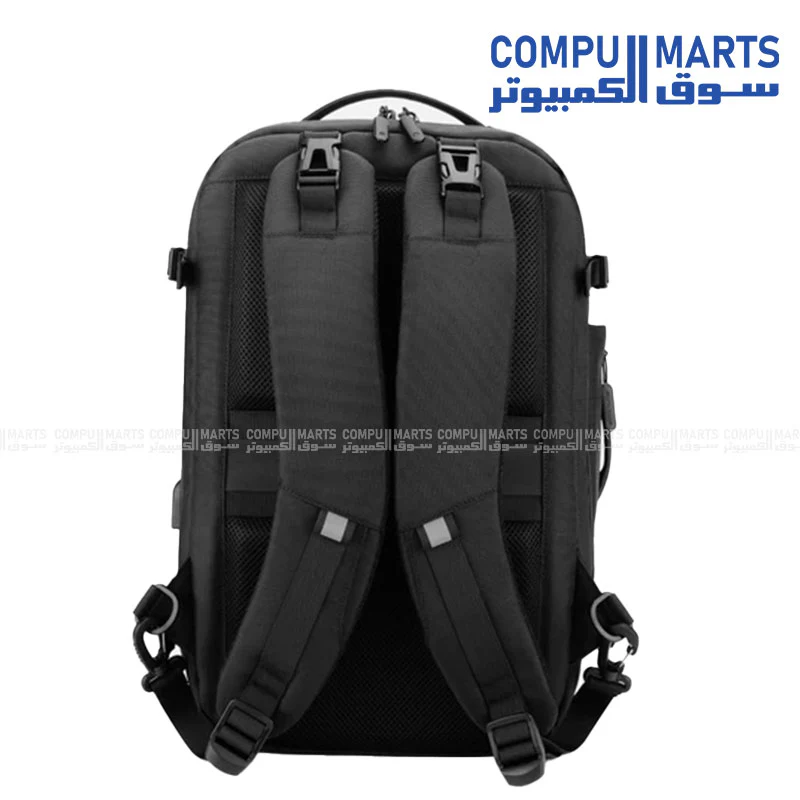 Arctic Hunter B00382 Black Backpack – Stylish Laptop Bag - Image 4