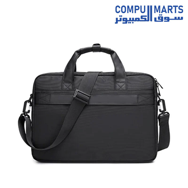 Arctic Hunter Golden Wolf Laptop Shoulder Bag, 15.6 inch, Water Resistant, Black, GW0012 - Image 4