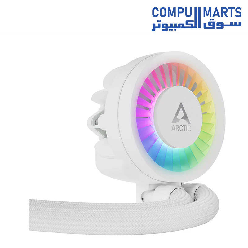 ARCTIC Liquid Freezer III 240 A-RGB - CPU AIO Water Cooler, Water Cooling PC, Intel & AMD, Efficient PWM-Controlled Pump, Fan: 200–2000 RPM, LGA1851 and LGA1700 Contact Frame - Image 8