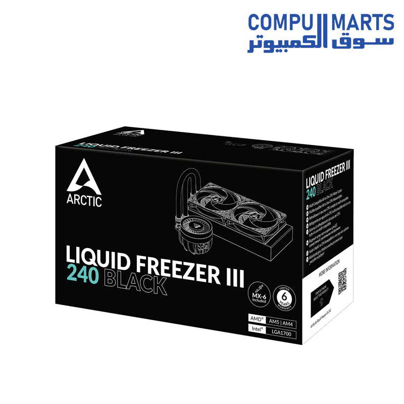 ARCTIC Liquid Freezer III 240 CPU AIO Water Cooler - Image 3
