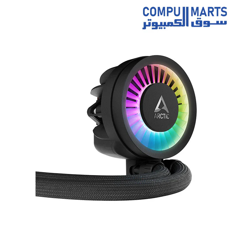 ARCTIC Liquid Freezer III 280 A-RGB - CPU AIO Water Cooler, Water Cooling PC, Intel & AMD, Efficient PWM-Controlled Pump, Fan: 200–1900 RPM, LGA1851 and LGA1700 Contact Frame - Image 7
