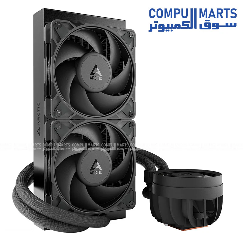 ARCTIC Liquid Freezer III PRO 240 AIO CPU Cooler – 240mm Radiator, Dual P12 Pro Fans, VRM Fan, MX-6 Pre-Applied - Image 2