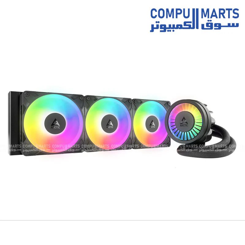 ARCTIC Liquid Freezer III Pro 360 A-RGB CPU Cooler – Black/White - Image 4