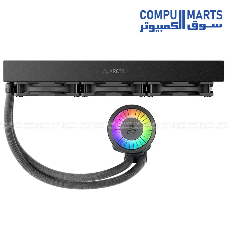 ARCTIC Liquid Freezer III Pro 420 A-RGB – High-Performance CPU Liquid Cooler with Triple 140mm Fans - Image 8
