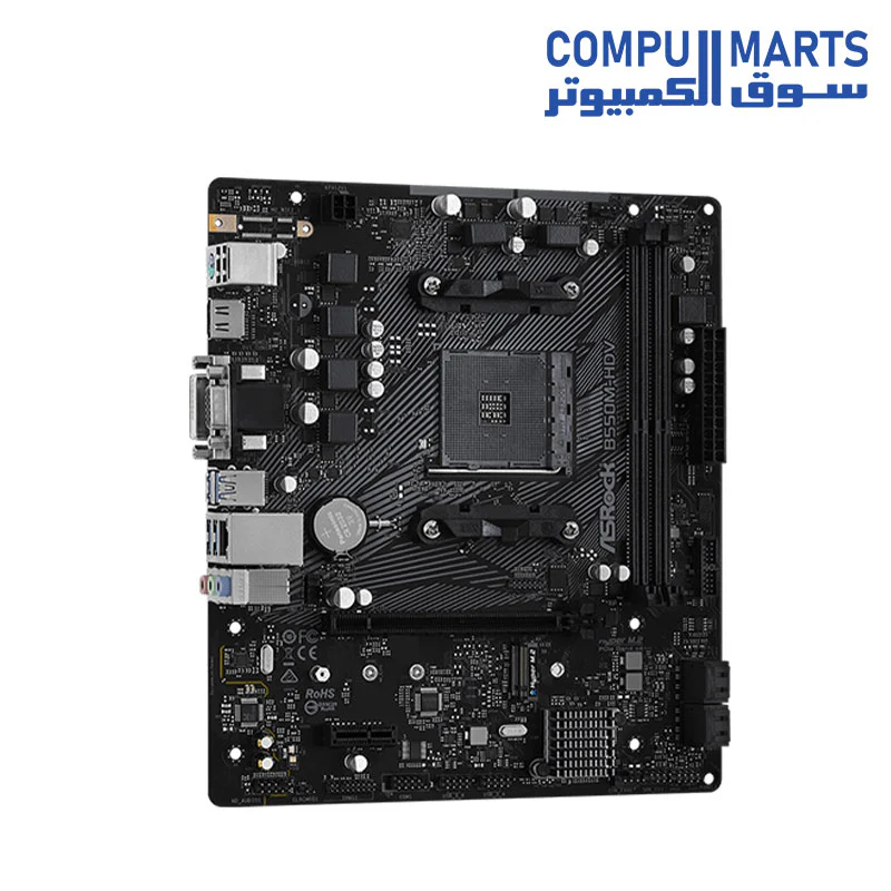 ASRock B550M-HDV Supports 3rd Gen AMD AM4 Ryzen Future AMD Ryzen Processors Motherboard - Image 3