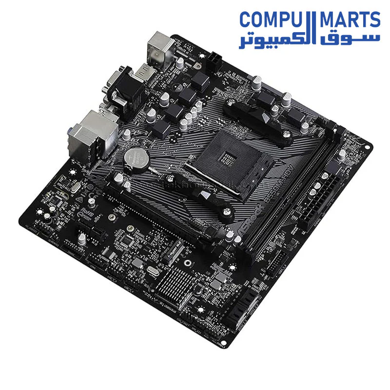 ASRock B550M-HDV Supports 3rd Gen AMD AM4 Ryzen Future AMD Ryzen Processors Motherboard - Image 4