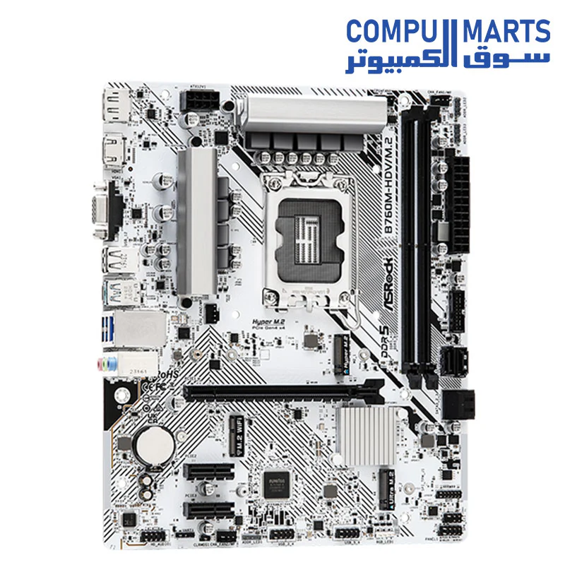 ASRock B760M-HDV/M.2 Motherboard - Image 2