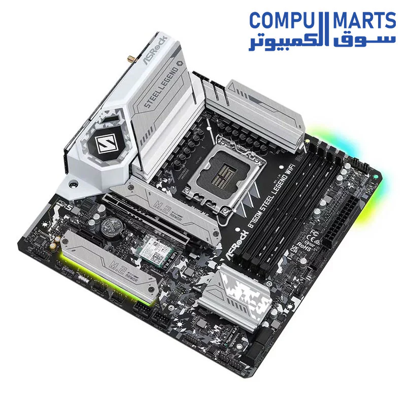 Asrock B760M Steel Legend Wifi DDR5 Motherboard - Image 4