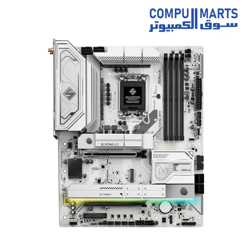 ASRock Intel Core Ultra Z890 Steel Legend WiFi 7 ATX LGA1851RL-ILM Motherboard DDR5 - Image 2