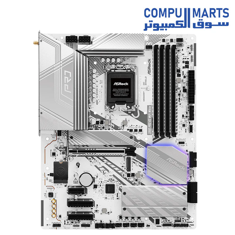 Asrock Z890 Pro RS WiFi White Motherboard - Image 2
