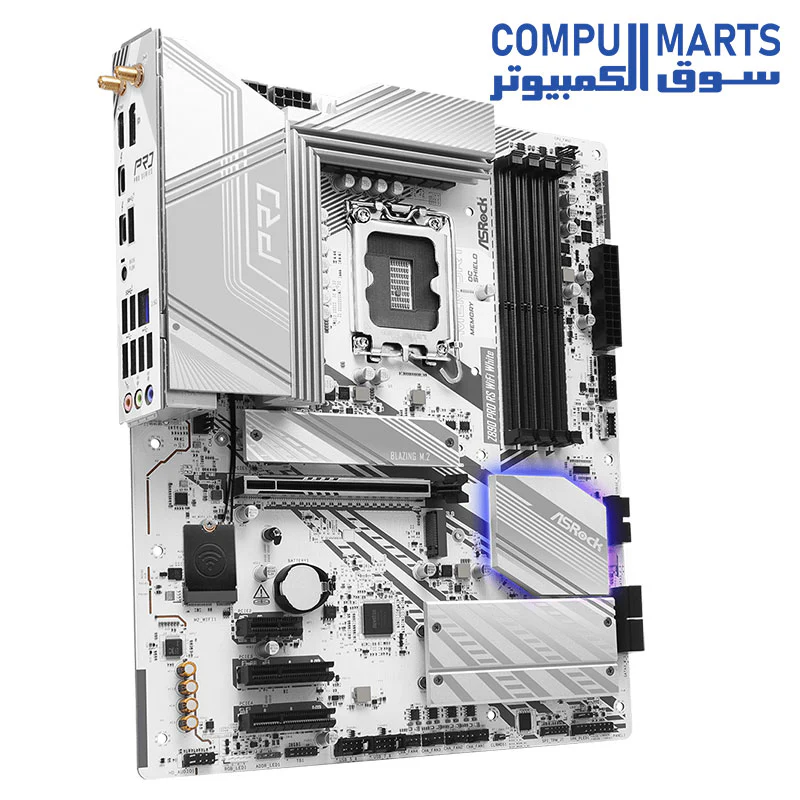 Asrock Z890 Pro RS WiFi White Motherboard - Image 3