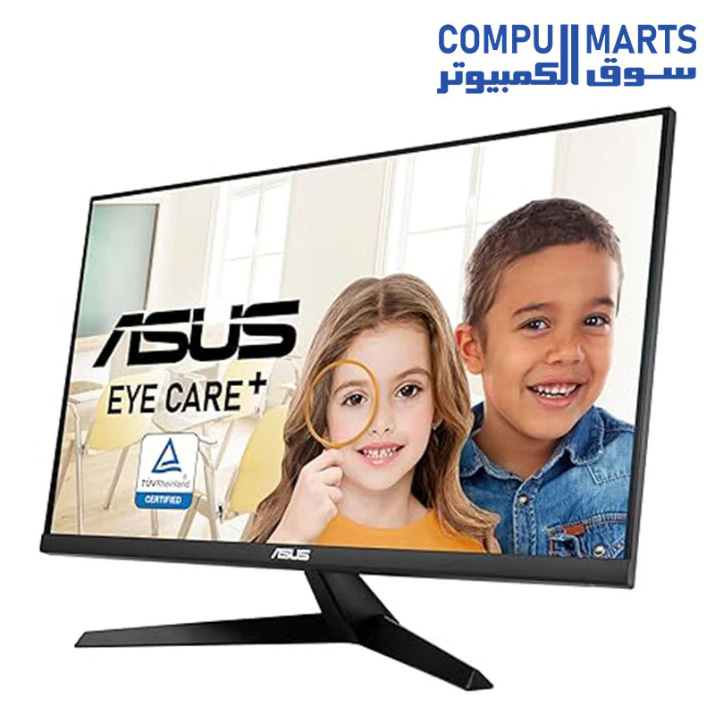 ASUS 27” 4K Eye Care Monitor (VY27UQ) - UHD (3840 x 2160), IPS, HDR10, Adaptive Sync, Eye Care Plus, Display Port, HDMI, Speaker, DisplayWidget, Blue Light Filter, Flicker Free, 3yr Warranty - Image 2