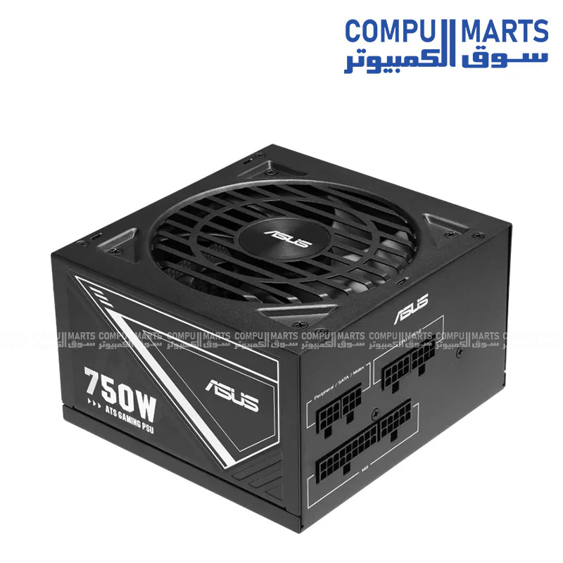 ASUS 750W ATS Gold Power Supply – ATX 12V, 80 Plus Gold Certified, Dual Ball Fan Bearings, Reliable PSU - Image 2