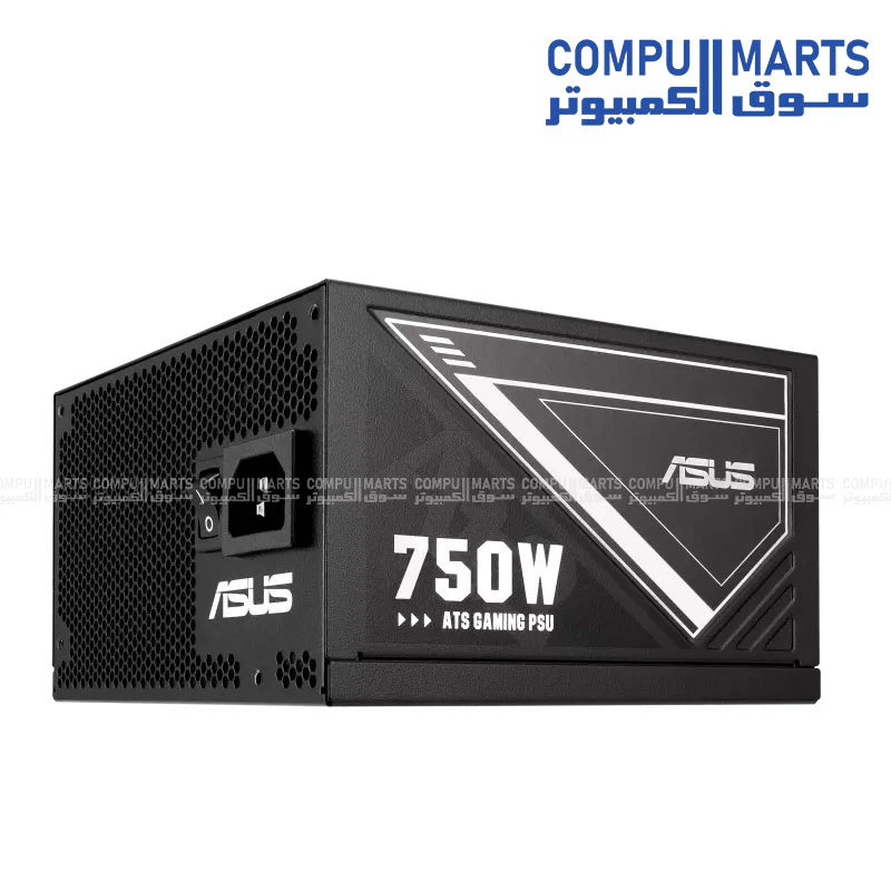 ASUS 750W ATS Gold Power Supply – ATX 12V, 80 Plus Gold Certified, Dual Ball Fan Bearings, Reliable PSU - Image 3
