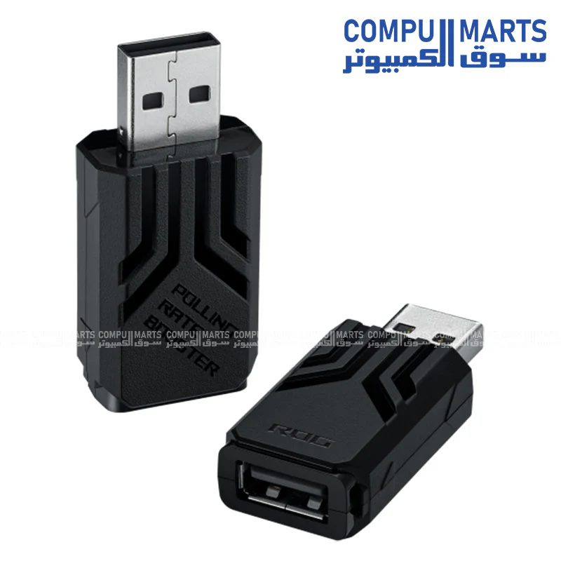 ASUS AC09 ROG Polling Rate Booster – USB 2.0 Type-A Gaming Accessory (Black/White) - Image 2