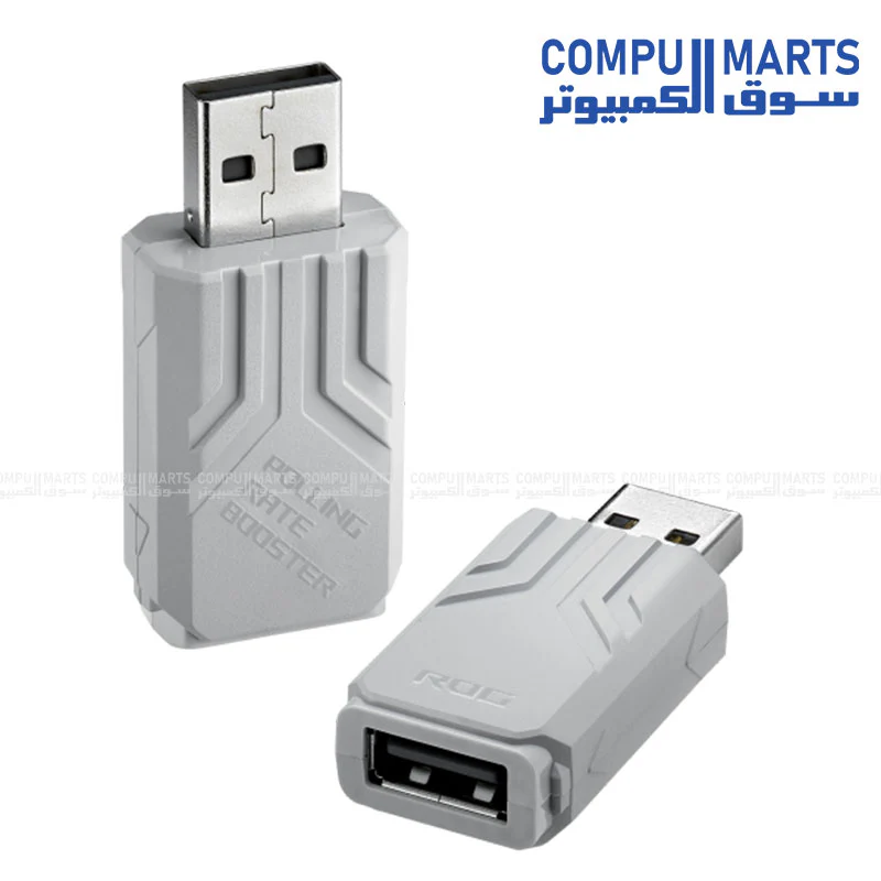 ASUS AC09 ROG Polling Rate Booster – USB 2.0 Type-A Gaming Accessory (Black/White) - Image 3