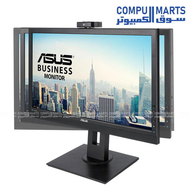 ASUS BE24DQLB 24" FHD IPS Video Conferencing Monitor – Webcam, Mic Array, Speakers, USB Hub, HDMI/DP/VGA, Ergonomic Stand - Image 4