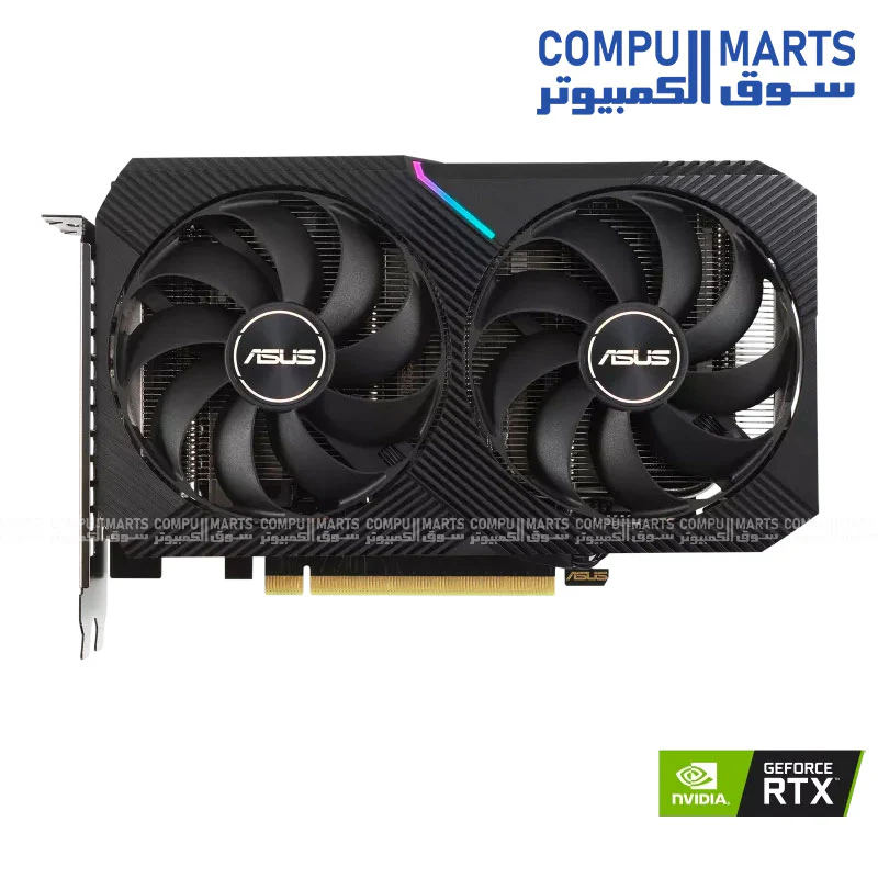 ASUS Dual GeForce RTX 3060 V2 OC Edition 12GB GDDR6 GRAPHIC CARD - Image 2