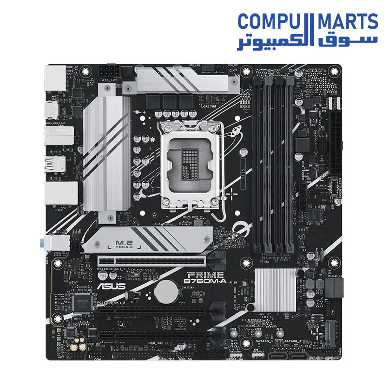 ASUS INTEL PRIME B760M-A-CSM LGA1700 Motherboard - Image 2