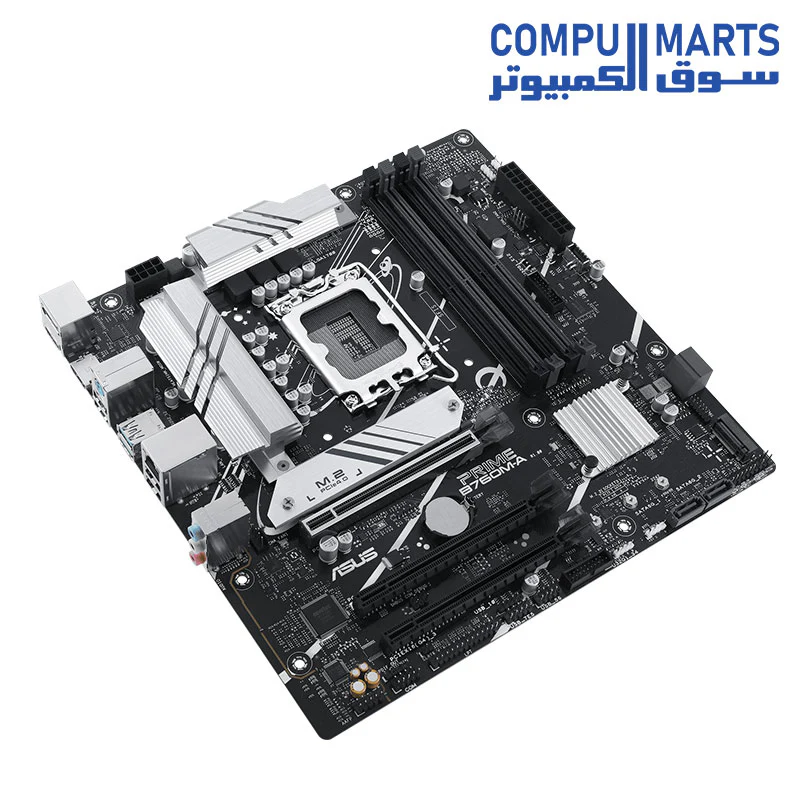 ASUS INTEL PRIME B760M-A-CSM LGA1700 Motherboard - Image 4