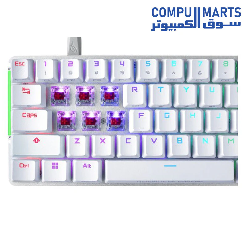 Asus M602 Rog Falchion Ace 65% Wired RGB Mechanical Gaming Keyboard - Image 3
