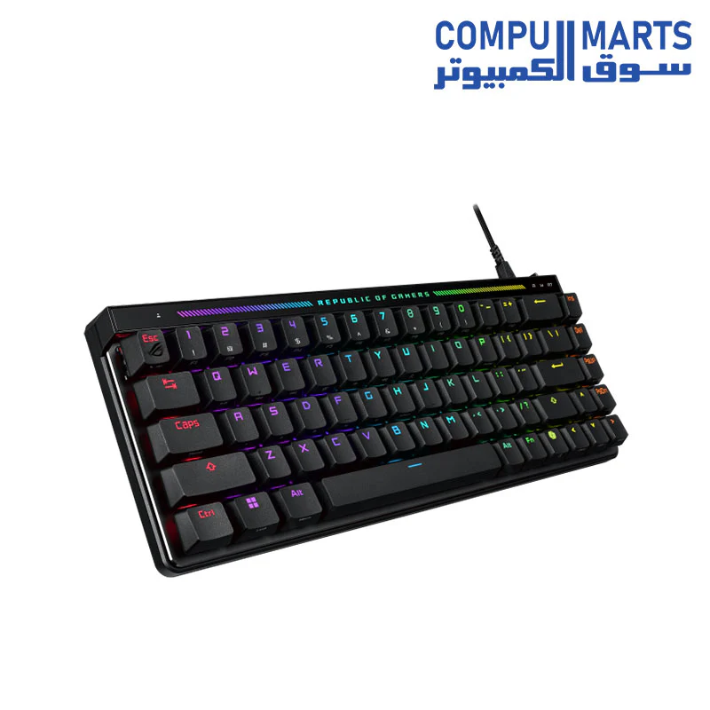 ASUS M605 ROG Falchion Ace HFX - Arabic  Wired Gaming  Keyboard - Image 3