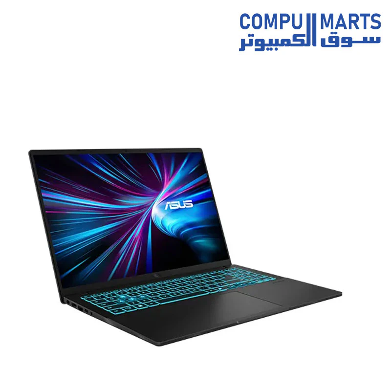 ASUS V16 Gaming Laptop, 16” WUXGA 144Hz Display, Intel Core 7 Processor 240H, NVIDIA GeForce RTX 3050, 16GB Memory, 512GB Storage, Windows 11, Matte Black, V3607VJ-DS76 - Image 3