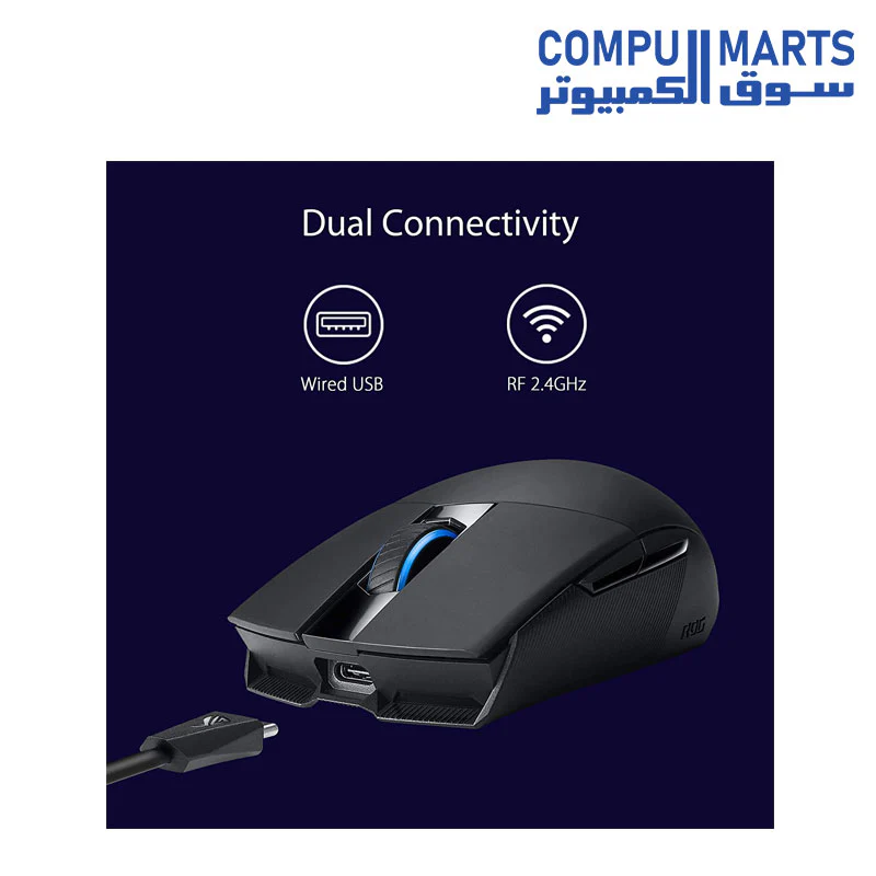 ASUS P510 ROG STRIX IMPACT II WIRELESS GAMING MOUSE - Image 3