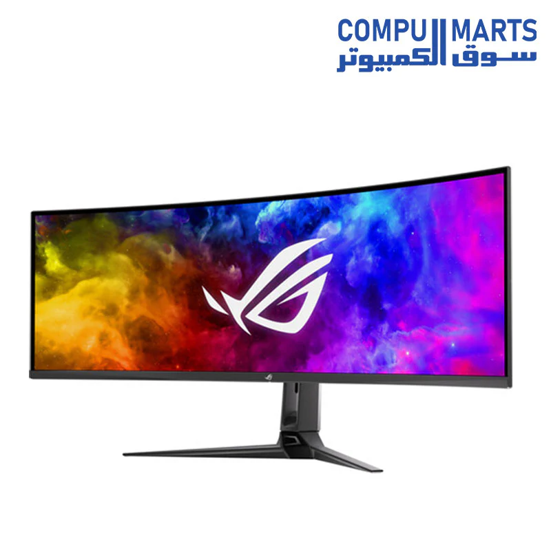 ASUS ROG Swift OLED PG49WCD gaming monitor 49-inch (5120x1440) curved QD-OLED panel, 144 Hz, 0.03 ms, G-SYNC - Image 2