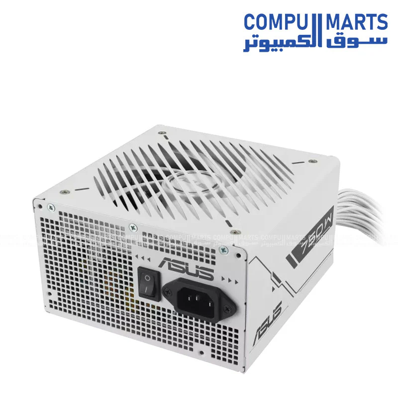 ASUS Prime 750W Bronze White Edition Power Supply Unit – ATX, 80 Plus Bronze Certified, Dual Ball Bearing Fan, Reliable PSU - Image 2