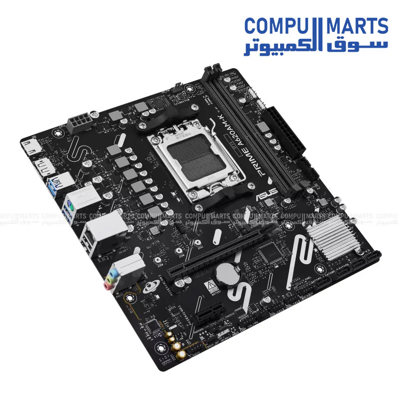 ASUS PRIME A620AM-K Motherboard – AM5 – DDR5 – PCIe 4.0 – HDMI & DP - Image 3