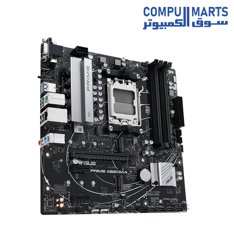 ASUS PRIME A620M-A-CSM AMD AM5 (Ryzen 7000) mATX - Image 4