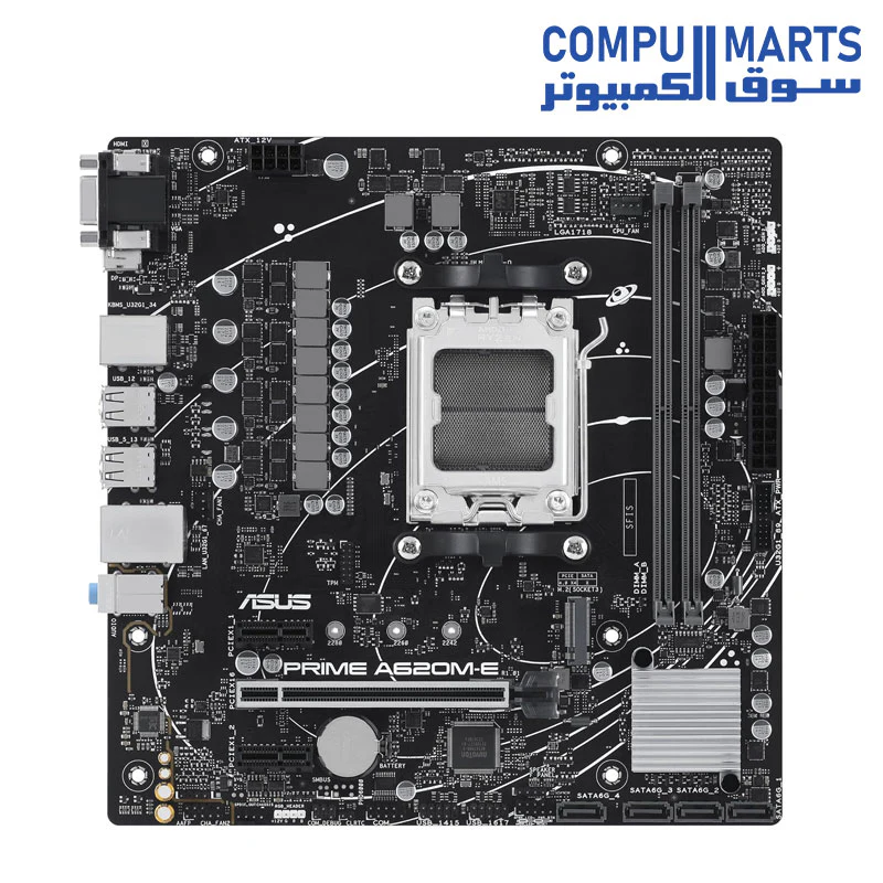 ASUS Prime A620M-E-CSM Motherboard - Image 2