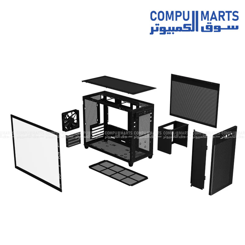 ASUS Prime AP201 Tempered Glass MicroATX PC Case – Small Tower with High Airflow & USB-C - Image 8