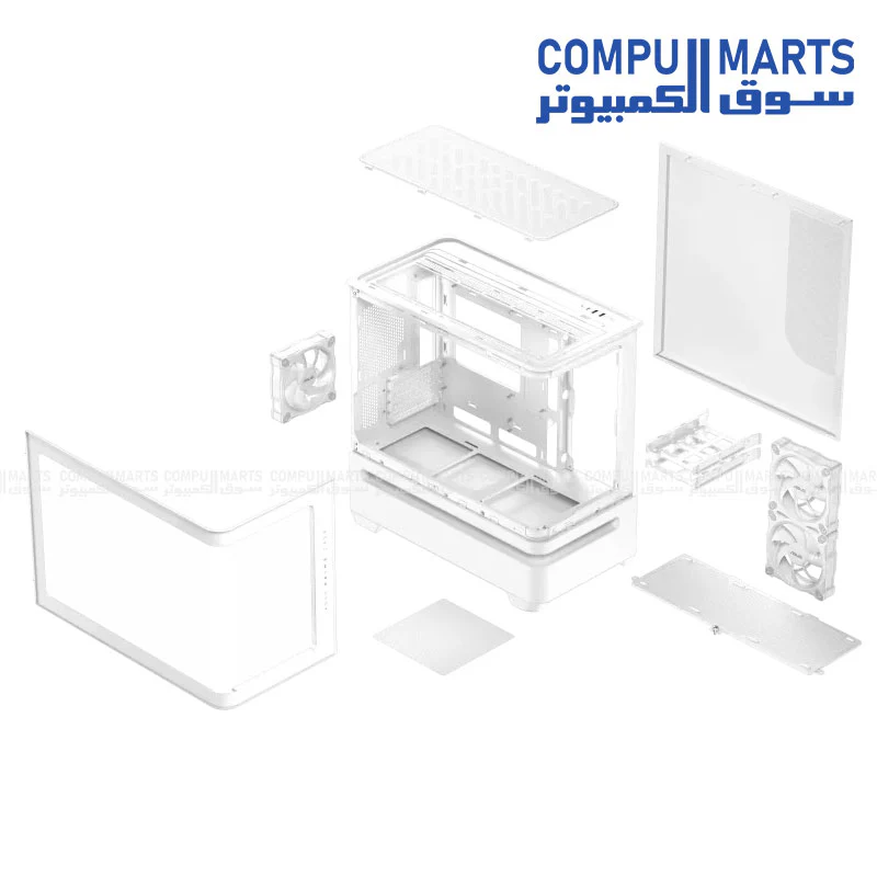 ASUS Prime AP202 ARGB mATX Case – Curved Glass, 420mm GPU Support, Optimized Airflow - Image 8