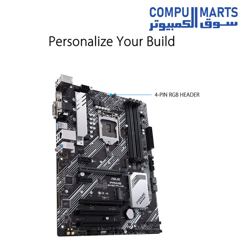 ASUS Prime B460-PLUS LGA 1200 (Intel 10th Gen) ATX Motherboard - Image 4