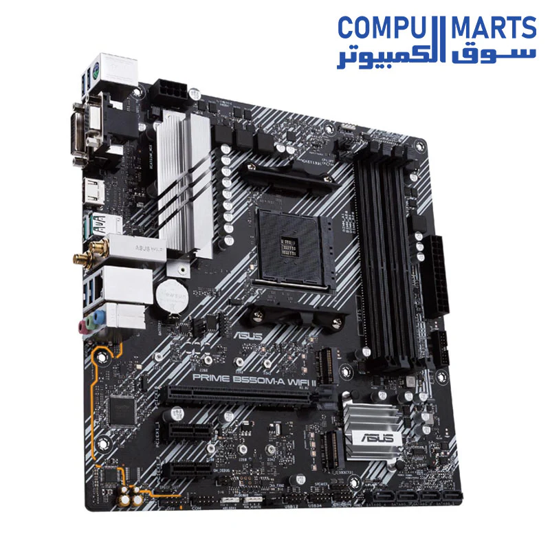 ASUS Prime B550M-A WIFI II micro ATX motherboard - Image 3