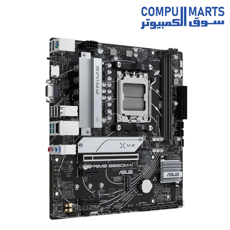 ASUS PRIME B650M-K AMD Ryzen AM5 Micro ATX DDR5 HDMI Motherboard - Image 3