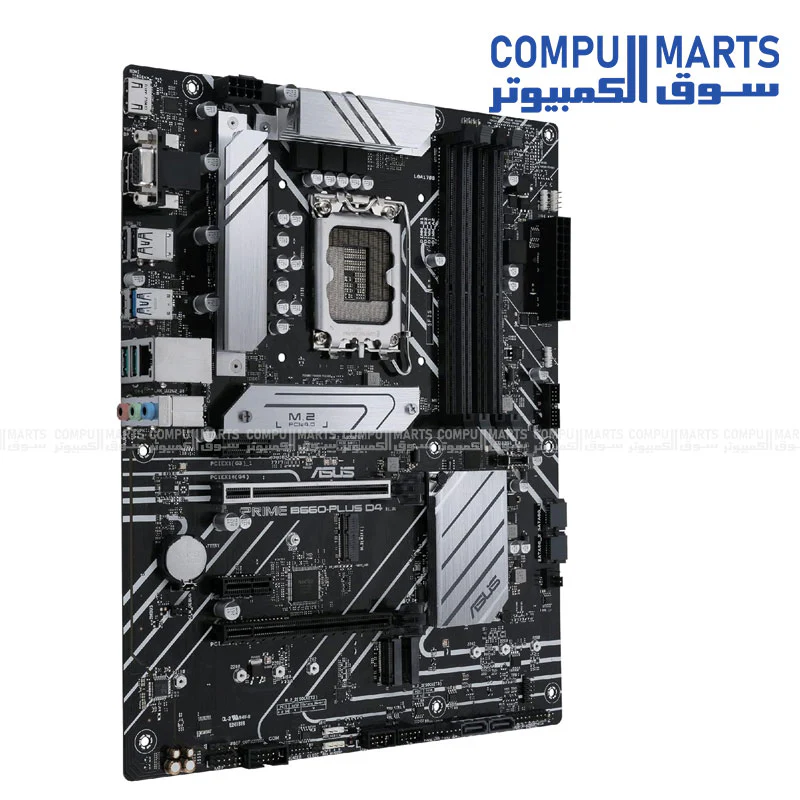 ASUS PRIME B660-PLUS D4 ATX Motherboard – LGA 1700, PCIe 4.0, Triple M.2, 2.5Gb LAN, Aura Sync - Image 4