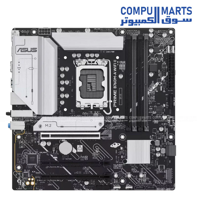 ASUS PRIME B760M-A WIFI II Motherboard – DDR5 – LGA1700 – WiFi 6E - Image 2
