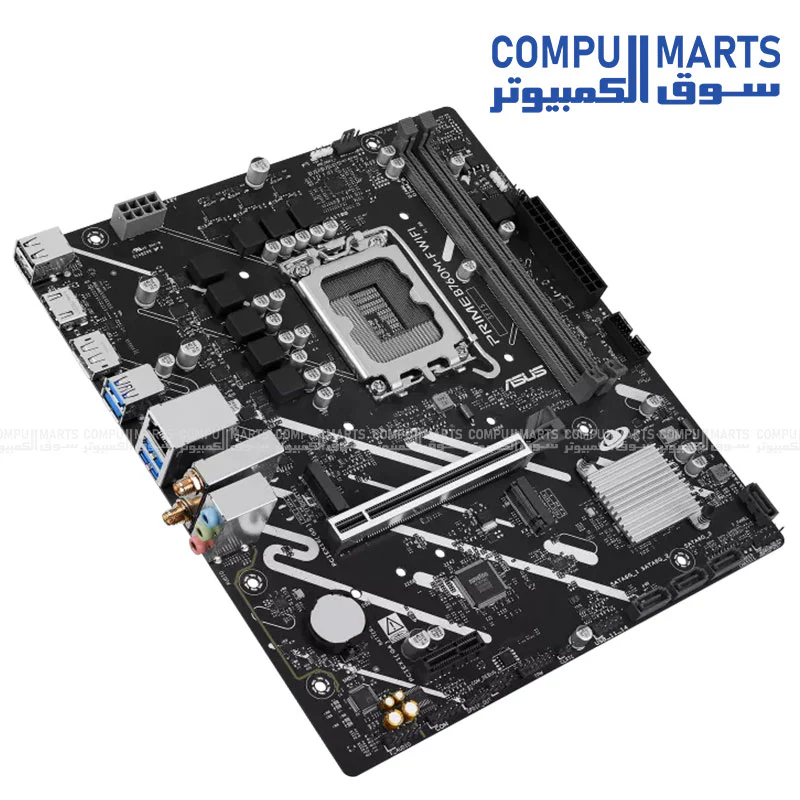 ASUS PRIME B760M-F WIFI Motherboard – DDR5 – LGA1700 – PCIe 5.0 – WiFi 6 - Image 3