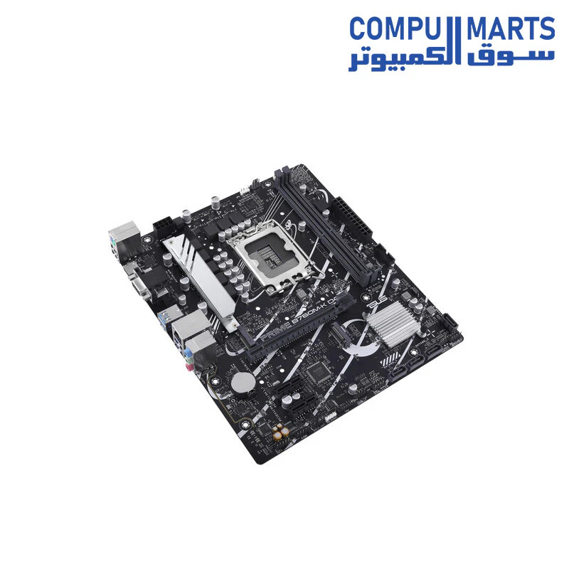 ASUS PRIME B760M-K D4 , Intel 13th 12th Series, LGA 1700/DDR4/PCIe 4.0/2xM.2 - mATX Gaming MotherBoard - Image 4