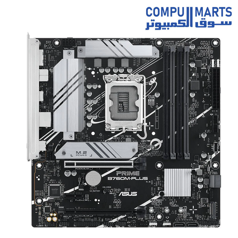 ASUS Prime B760M-PLUS motherboard - Image 2